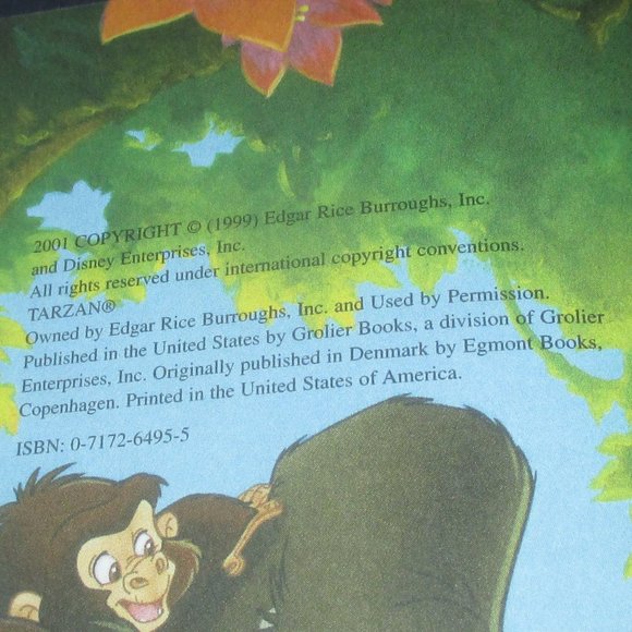 Tarzan and the Jungle Game (Disney's Wonderful World of Reading, 2001) Book - Picture 2 of 4
